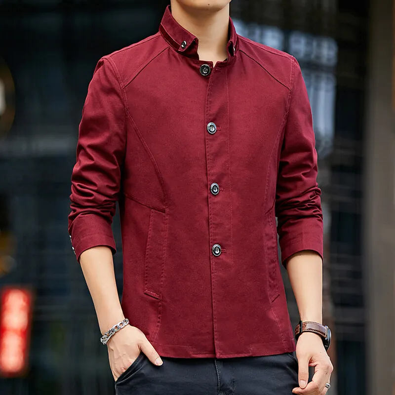Men's Casual Wear Pure Cotton Washed Shirt Collar Jacket Men's Quality Middle-aged and Elderly Jacket Solid Color Jacket 2022
Men's Casual Wear Pure Cotton Washed Shirt Collar Jacket Men's Quality Middle-aged and Elderly Jacket Solid Color Jacket 2022