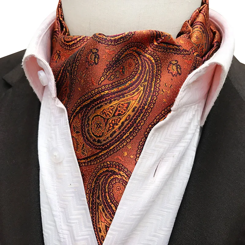 Stylish Paisley Design Men's Cravat Gentlemen Wedding Business Formal Neck Ties Scarf
Stylish Paisley Design Men's Cravat Gentlemen Wedding Business Formal Neck Ties Scarf
