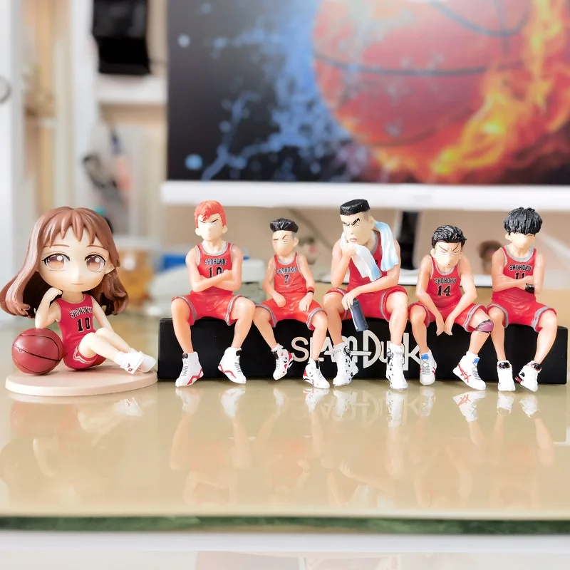 SLAM DUNK Figure Akagi Hanamichi Takenori Kaede Rukawa Ornament Anime Action Figurine Children Collection Toys for Boy Gift
SLAM DUNK Figure Akagi Hanamichi Takenori Kaede Rukawa Ornament Anime Action Figurine Children Collection Toys for Boy Gift