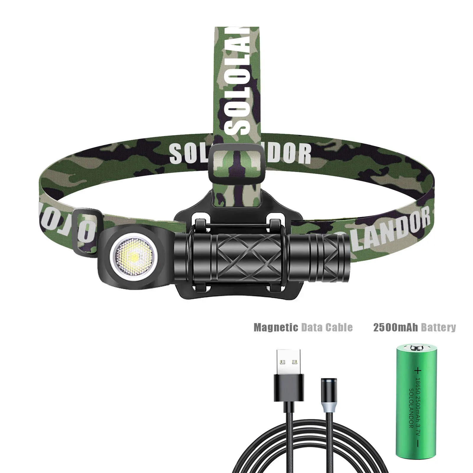 Портативный налобный фонарь Sololandor 800 люмен
Портативный налобный фонарь Sololandor 800 люмен