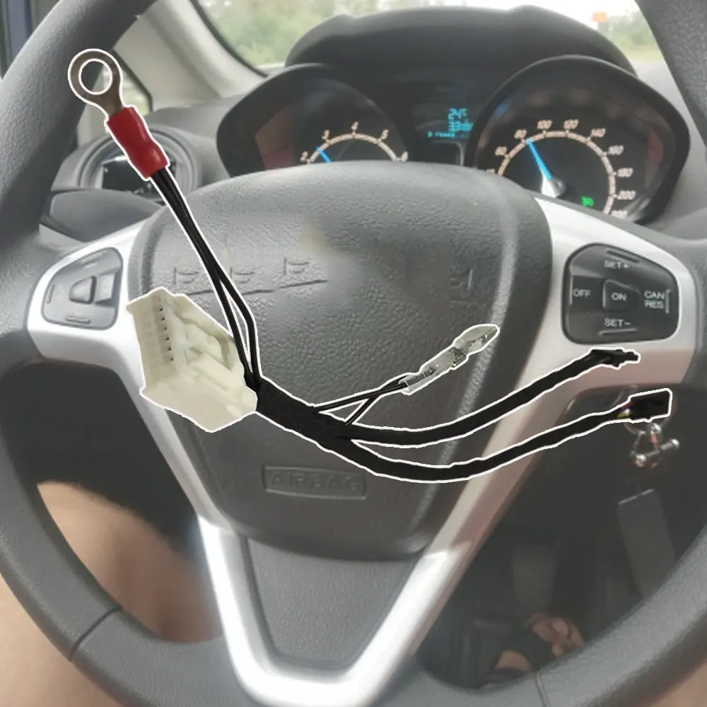 Steering Wheel Cruise Control Switch Button Cable Car Harness Connector Wire for Ford Fiesta MK7 MK8 ST Ecosport 2013 2015 
Steering Wheel Cruise Control Switch Button Cable Car Harness Connector Wire for Ford Fiesta MK7 MK8 ST Ecosport 2013 2015