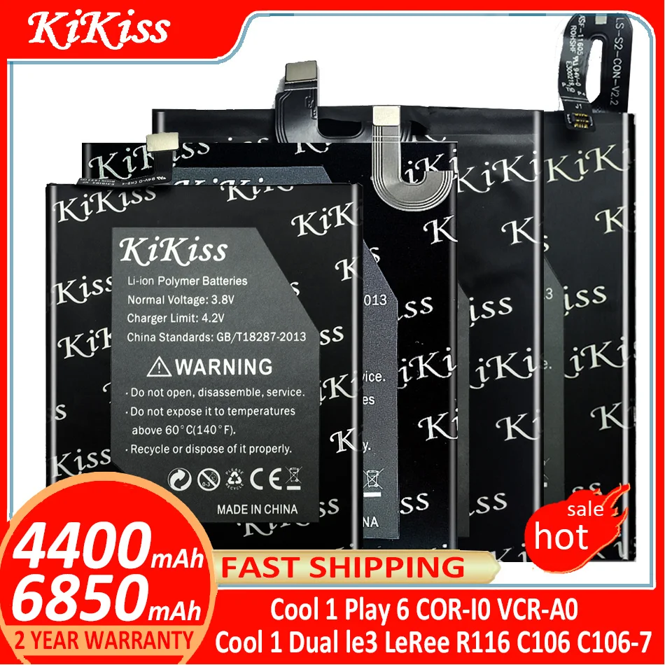 

Аккумулятор KiKiss для смартфона Coolpad Cool 1 Play, 6, аксессуары для смартфонов/для смартфонов Letv, LeEco, Coolpad, Cool1, Dual, le3, le 3, LeRee R116, C106