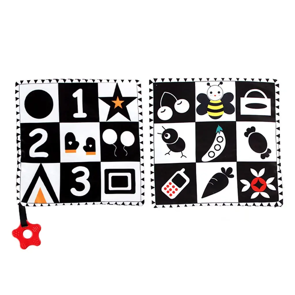 Black White Baby Security Blanket, Montessori Sensory Soothing Blanket with Teether for Unisex, Number
Black White Baby Security Blanket, Montessori Sensory Soothing Blanket with Teether for Unisex, Number