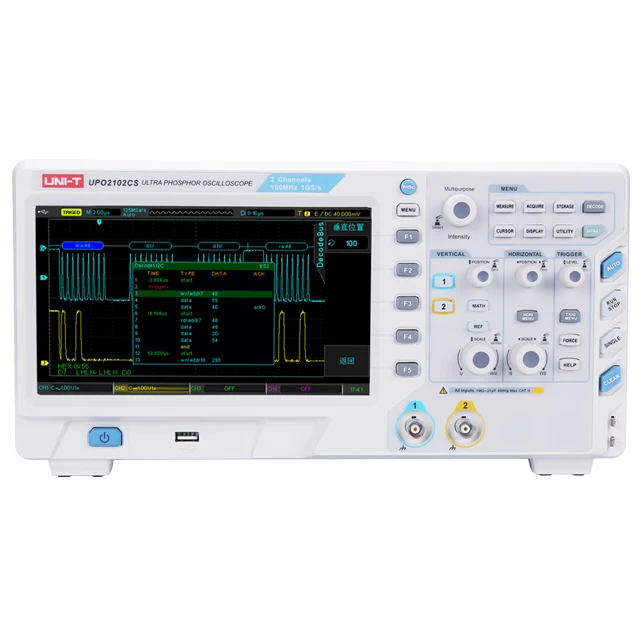Factory direct sales promotion Profesional youlede Uni-t UPO2102CS 2 channel digital storage usb oscilloscope
Factory direct sales promotion Profesional youlede Uni-t UPO2102CS 2 channel digital storage usb oscilloscope