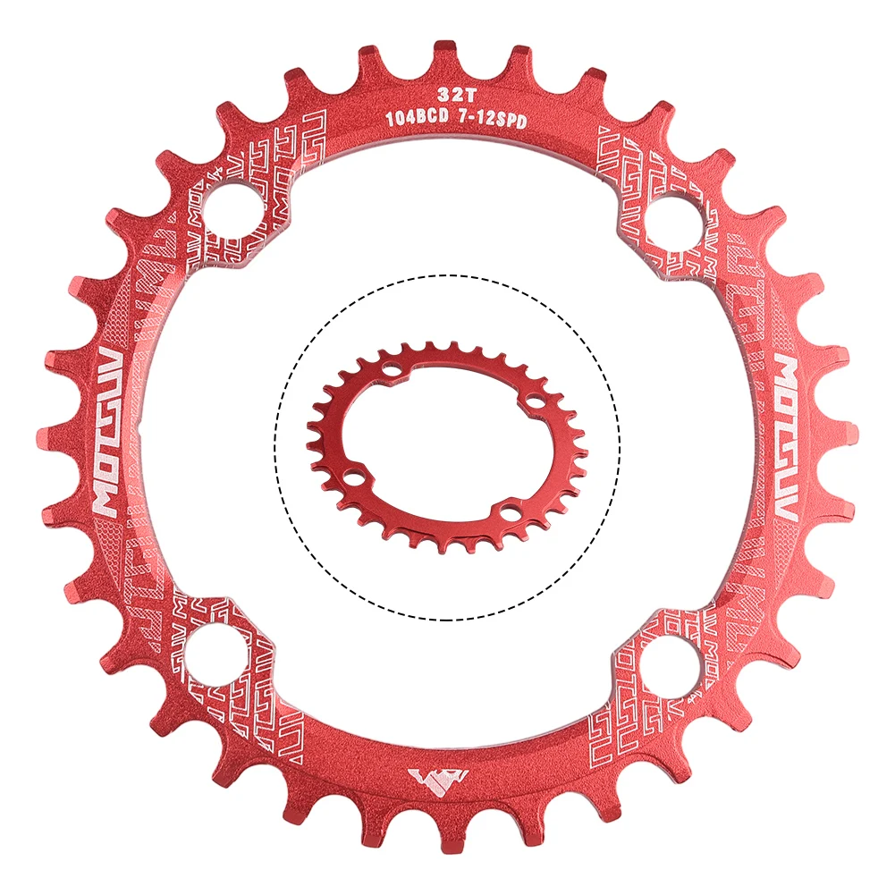 32T 34T 36T 38T MTB Bike Chainring Narrow Wide Round Road Bicycle Chainwheel Aluminum Alloy BCD 104MM Cycling Accessories
32T 34T 36T 38T MTB Bike Chainring Narrow Wide Round Road Bicycle Chainwheel Aluminum Alloy BCD 104MM Cycling Accessories