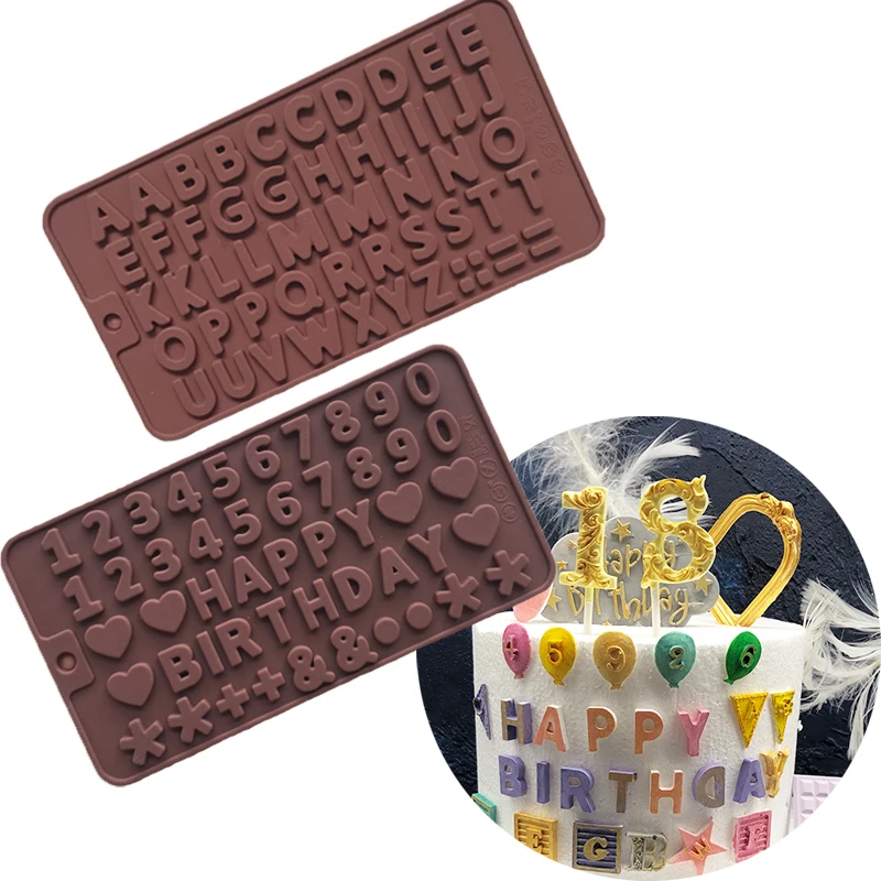Alphabet Fondant Cake Mold Happy Birthday Silicone Chocolate Mold English Letters Form Candy Baking Mould Kitchen Cake Decor
Alphabet Fondant Cake Mold Happy Birthday Silicone Chocolate Mold English Letters Form Candy Baking Mould Kitchen Cake Decor
