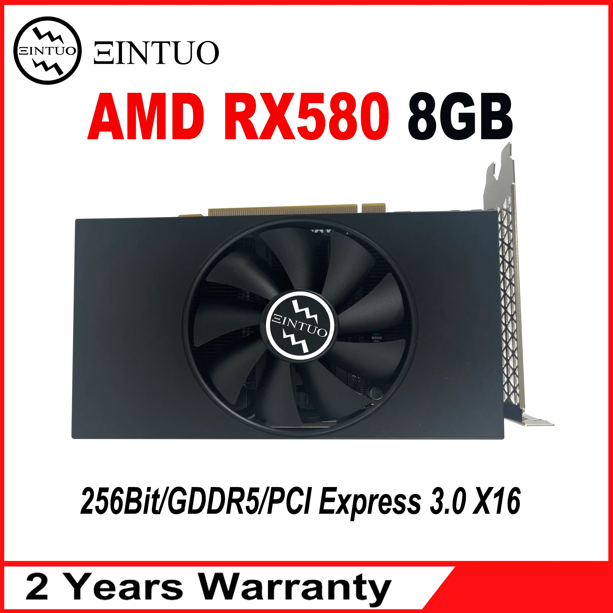 

For AMD Radeon RX580 8GB 2048SP Gaming Graphics Card 256Bit GDDR5 6Pin PCI Express 3.0 X16 RX 580 8G Computer Video Card