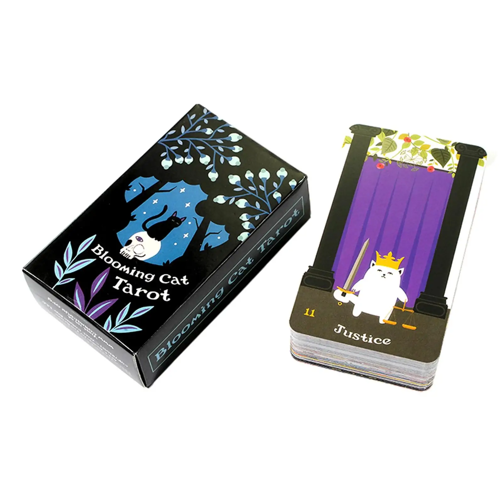 

Цветущая кошка Таро карточка Таро гадания Оракл карточка настольная игра английские игральные карты Цветущая кошка Таро карточка Таро таи...