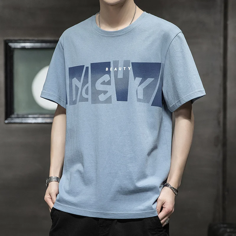 Pure Cotton NEW Men's T-SHIRT PRINT Korean Style Black Oversize Man Teenagers Short Sleeve Tees SUMMER TOP CUSTOM Streetwear
Pure Cotton NEW Men's T-SHIRT PRINT Korean Style Black Oversize Man Teenagers Short Sleeve Tees SUMMER TOP CUSTOM Streetwear