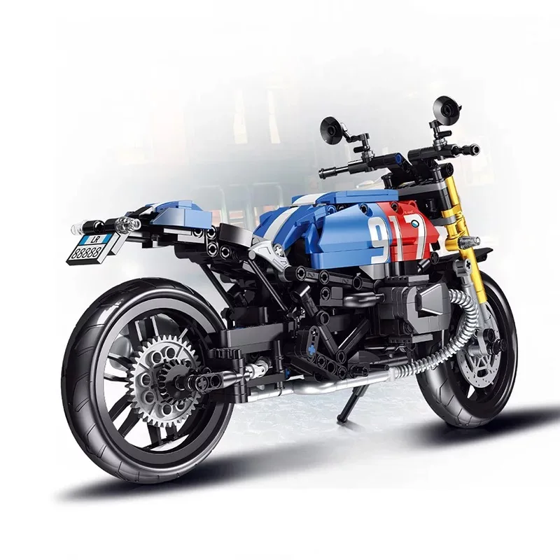 Vehicle Building Blocks DIY MOC Super Racing Model Building Blocks Children's Toy 711 Pieces of City Brand Motorcycle Locomotive
Vehicle Building Blocks DIY MOC Super Racing Model Building Blocks Children's Toy 711 Pieces of City Brand Motorcycle Locomotive