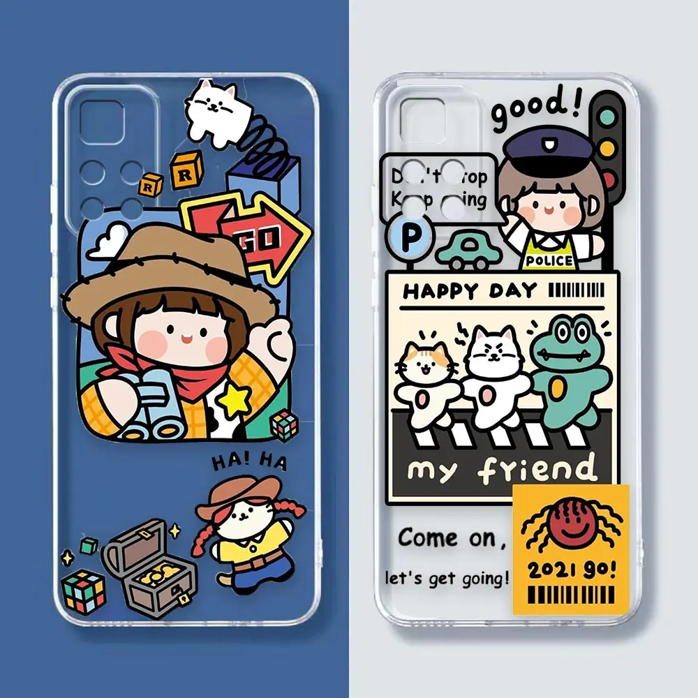Clear Phone Case For Redmi K60 K50 K40 K40S K30 K20 12C 10X 10A 9T 9A 9 CC9 CIVI 2 Pro Case Funda Capa Shell Cartoon Space Girl
Clear Phone Case For Redmi K60 K50 K40 K40S K30 K20 12C 10X 10A 9T 9A 9 CC9 CIVI 2 Pro Case Funda Capa Shell Cartoon Space Girl