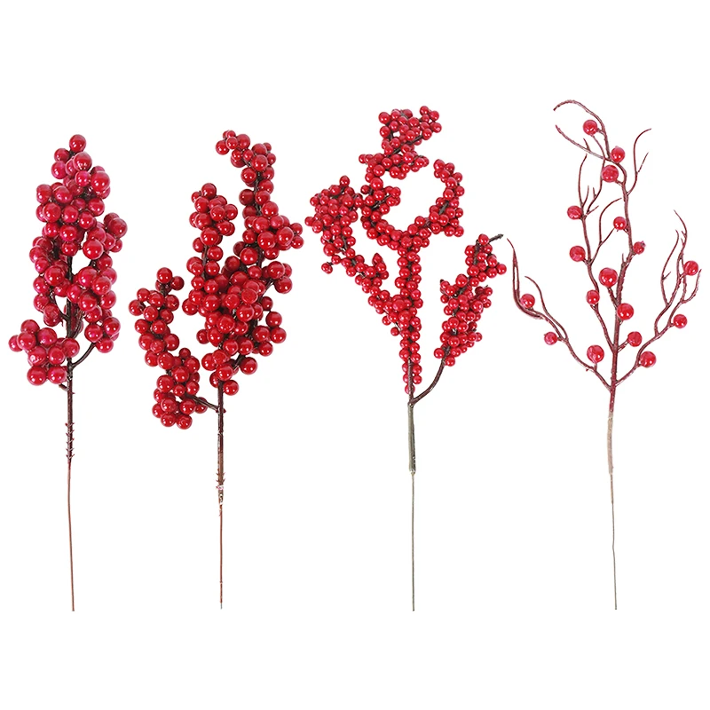 5Pcs Christmas Artificial Holly Berry Cherry Stem Simulation Fruit Wedding Christmas Flower Wreath Decoration New Year Gift
5Pcs Christmas Artificial Holly Berry Cherry Stem Simulation Fruit Wedding Christmas Flower Wreath Decoration New Year Gift