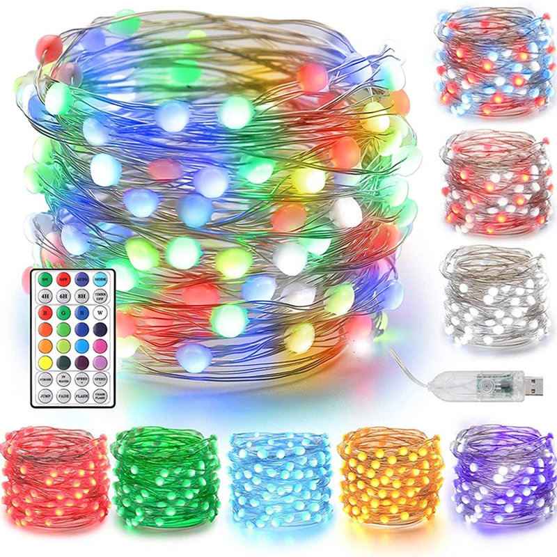 Светодиодная гирлянда с умным USB-разъемом, RGB лента с дистанционным управлением, лампа с медным проводом для украшения сада, Дня Святого Вале...
Светодиодная гирлянда с умным USB-разъемом, RGB лента с дистанционным управлением, лампа с медным проводом для украшения сада, Дня Святого Вале...