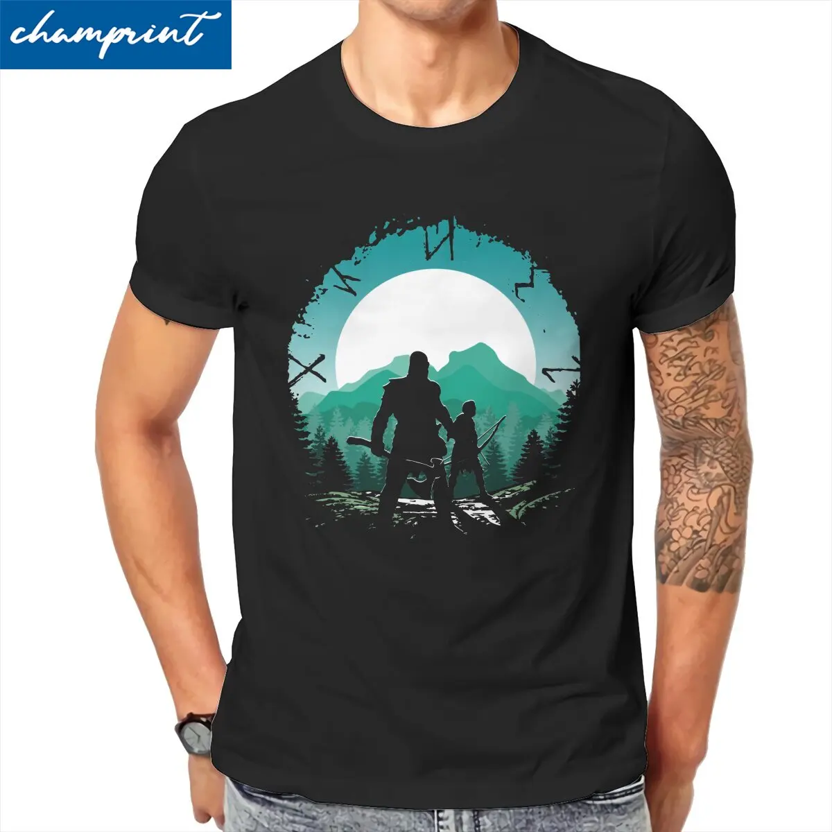 Awesome Kratos and Son T-Shirt Men Crewneck Pure Cotton T Shirts God of War Short Sleeve Tees Plus Size Clothes
Awesome Kratos and Son T-Shirt Men Crewneck Pure Cotton T Shirts God of War Short Sleeve Tees Plus Size Clothes