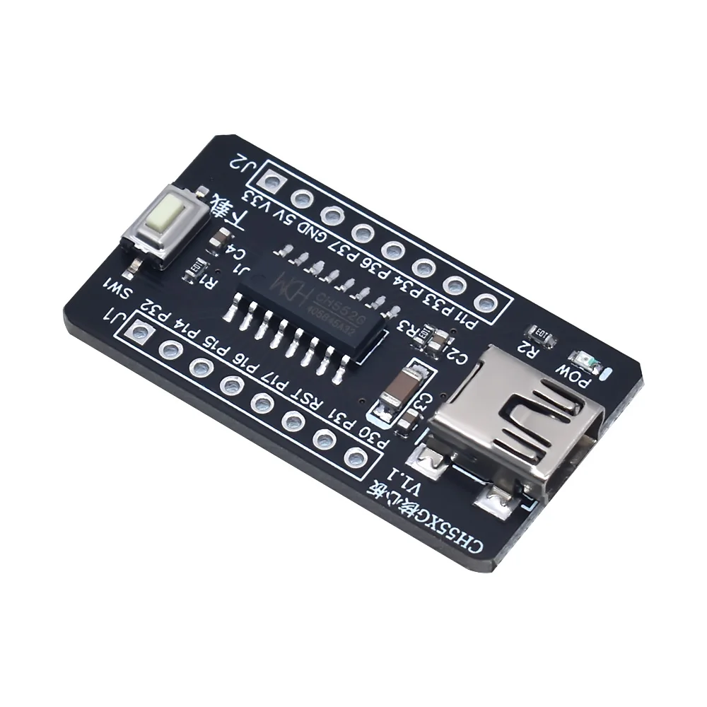 Материнская плата CH552G core board 51 MCU, системная плата CH551G CH554, обучающая плата, скачивание USB-коммуникации
Материнская плата CH552G core board 51 MCU, системная плата CH551G CH554, обучающая плата, скачивание USB-коммуникации