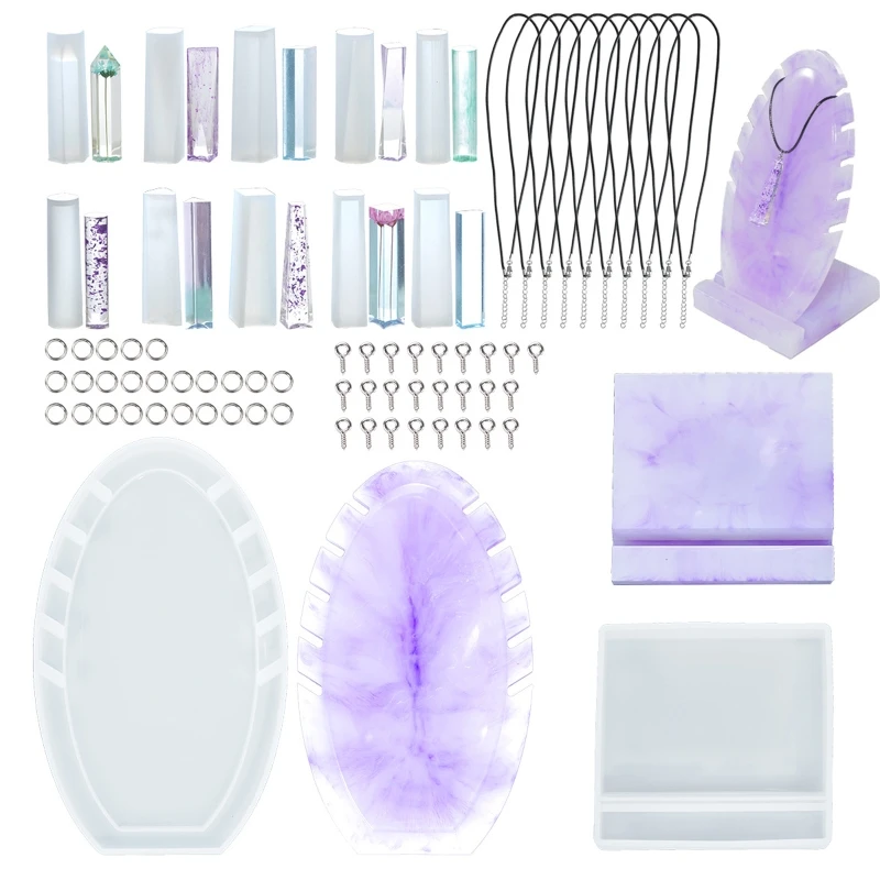 Epoxy Diy Mold Ins Silicone Mold Jewelry Necklace Storage Display Stand Crystal Pendant Display Stand Material Package
Epoxy Diy Mold Ins Silicone Mold Jewelry Necklace Storage Display Stand Crystal Pendant Display Stand Material Package