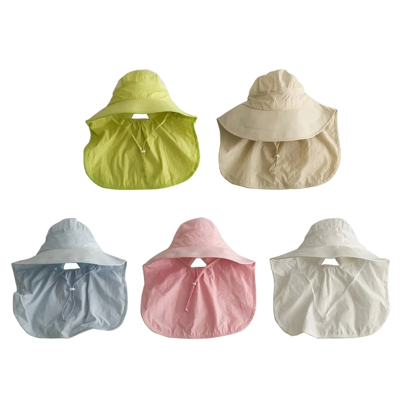 C5AA Baby Cotton Summer Hat Toddler Boys Girls Hat Kids Neck Protections Flap Cap with Adjustable Chin Straps Lightweight
C5AA Baby Cotton Summer Hat Toddler Boys Girls Hat Kids Neck Protections Flap Cap with Adjustable Chin Straps Lightweight