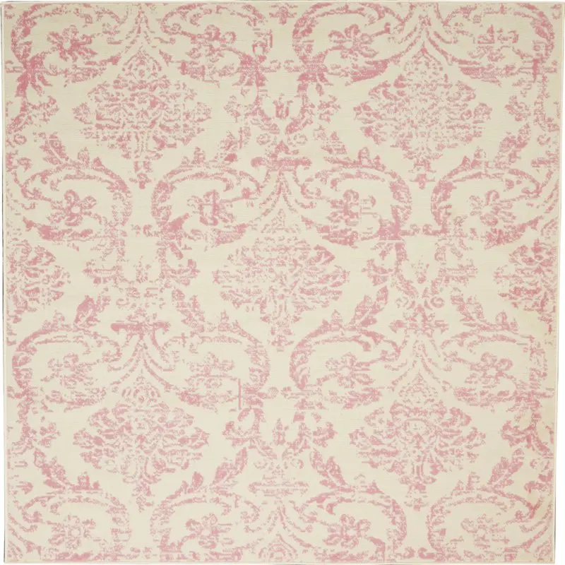 Luxurious Vintage Farmhouse Women-friendly Ivory and Pink Elegant 5'3" x 7'3" Area Rug, (5' x 7') for Home Decor.
Luxurious Vintage Farmhouse Women-friendly Ivory and Pink Elegant 5'3" x 7'3" Area Rug, (5' x 7') for Home Decor.