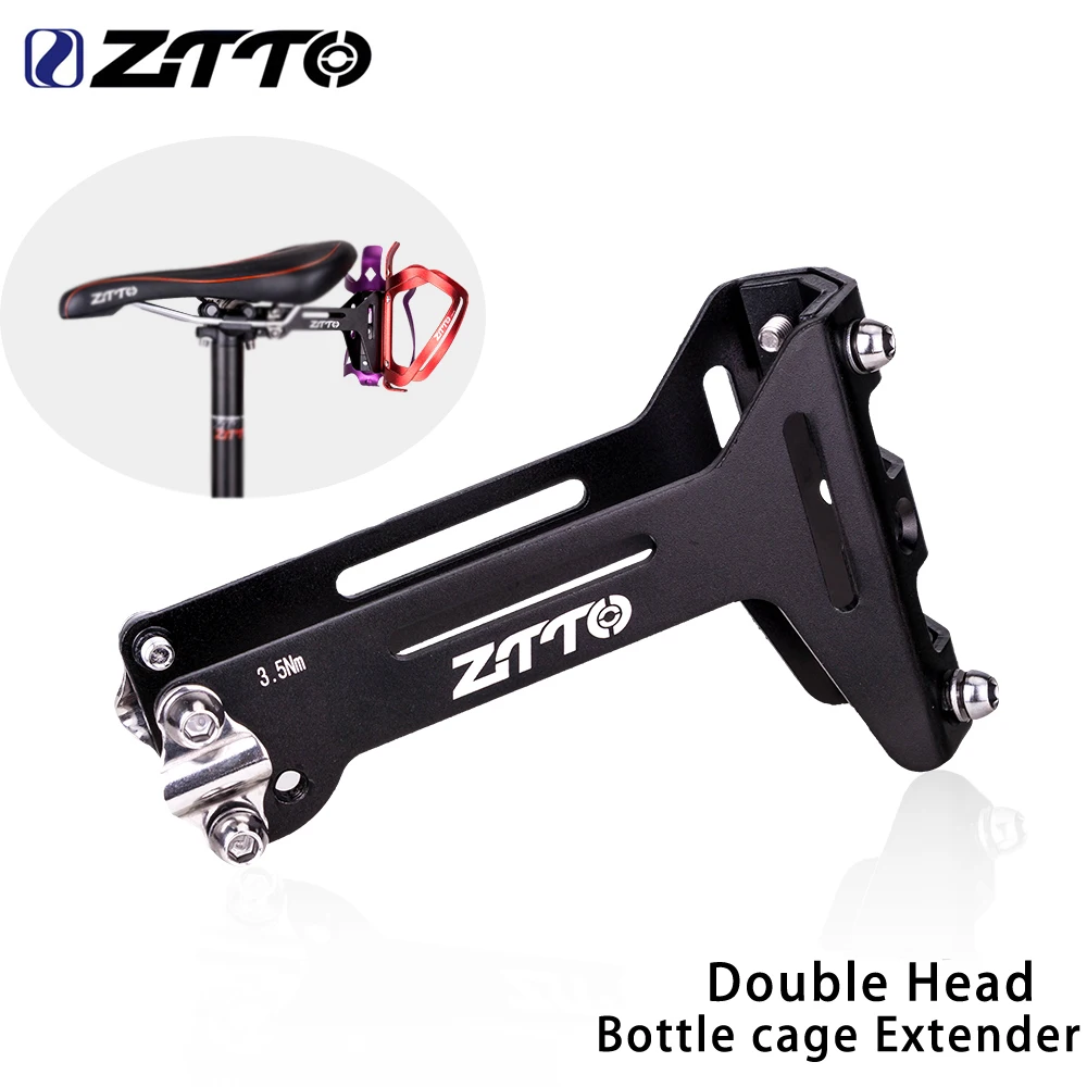 ZTTO Cycling Double Water Cup Adapter Universal Bottle Cage Holder Bicycle Extender Fix On MTB Road Bike Saddle Seat
ZTTO Cycling Double Water Cup Adapter Universal Bottle Cage Holder Bicycle Extender Fix On MTB Road Bike Saddle Seat