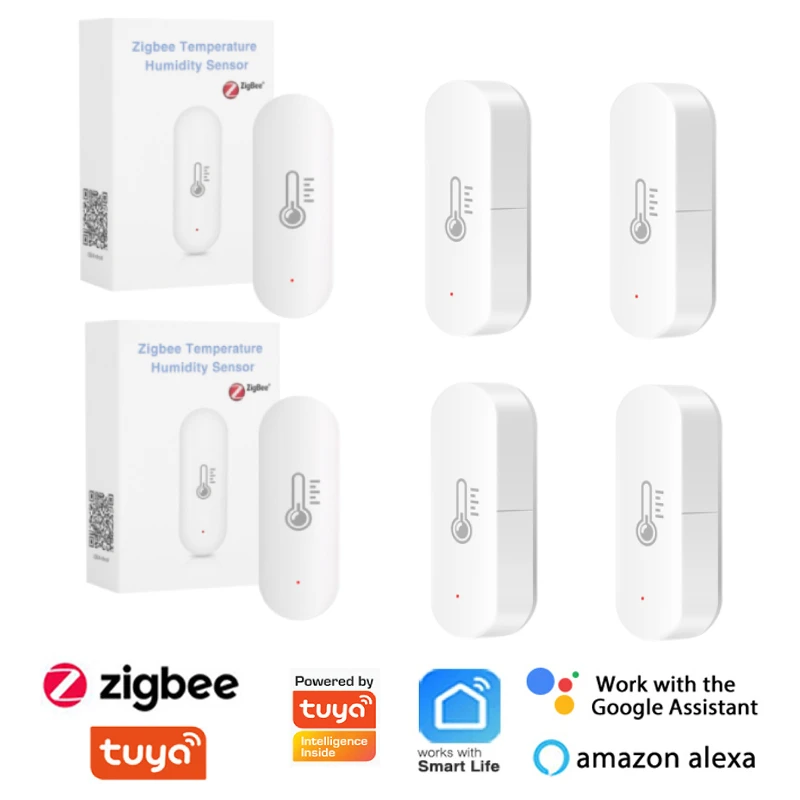 Датчик температуры Tuya Zigbee, умное устройство для дома, работает с приложением Alexa Google Home
Датчик температуры Tuya Zigbee, умное устройство для дома, работает с приложением Alexa Google Home