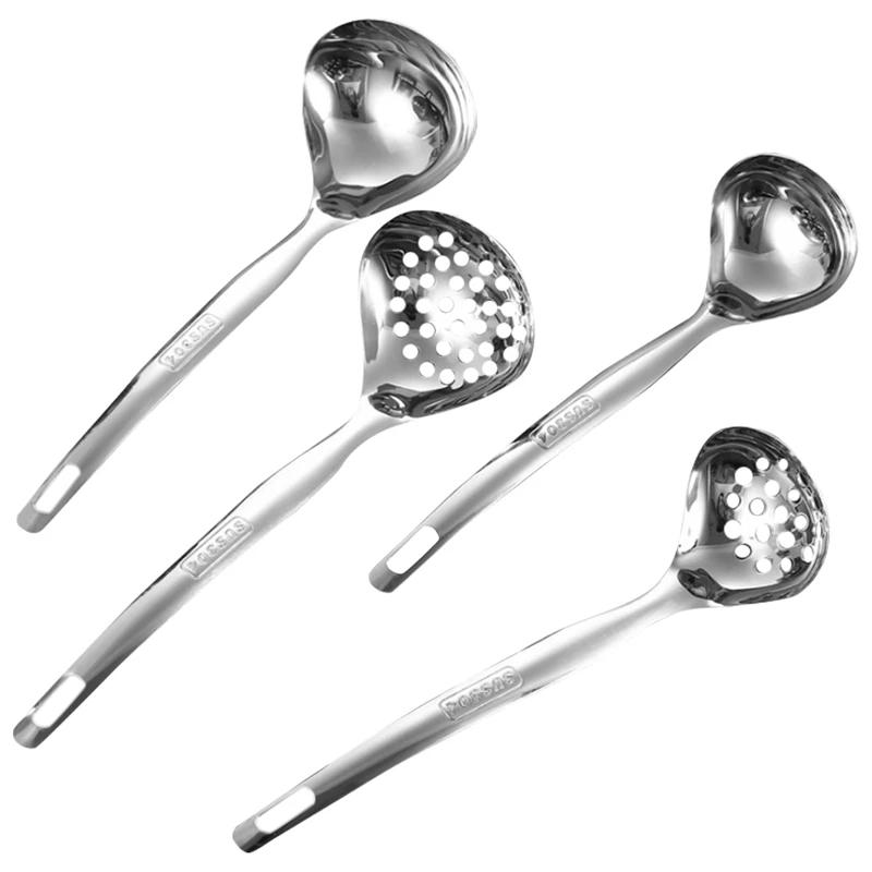 4PCS Stainless Steel Soup Spoon Slotted Spoon Household Restaurant Cooking Spoon Creative Kitchen Utensils Hot Pot Spoon 
4PCS Stainless Steel Soup Spoon Slotted Spoon Household Restaurant Cooking Spoon Creative Kitchen Utensils Hot Pot Spoon