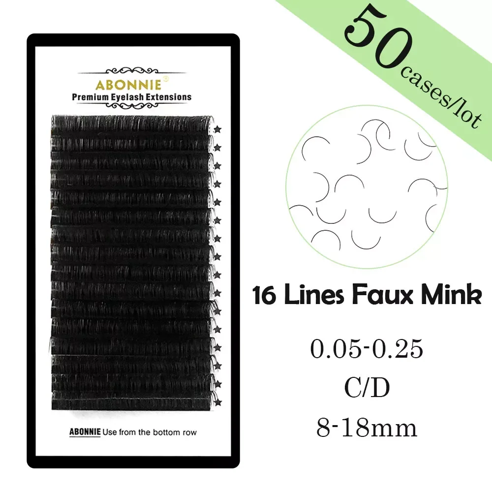 Abonnie False Individual Eyelash Extension Faux Mink Eyelashes HandMade Natural Lashes Makeup Extension Supplies
Abonnie False Individual Eyelash Extension Faux Mink Eyelashes HandMade Natural Lashes Makeup Extension Supplies