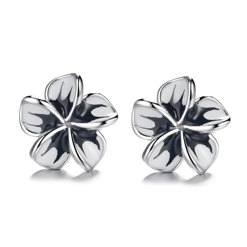 925 Sterling Silver Stud Earrings Plant Flower Black Enamel Ear Hook Ladies Personality Fashion Jewelry Couple Holiday Gift
925 Sterling Silver Stud Earrings Plant Flower Black Enamel Ear Hook Ladies Personality Fashion Jewelry Couple Holiday Gift