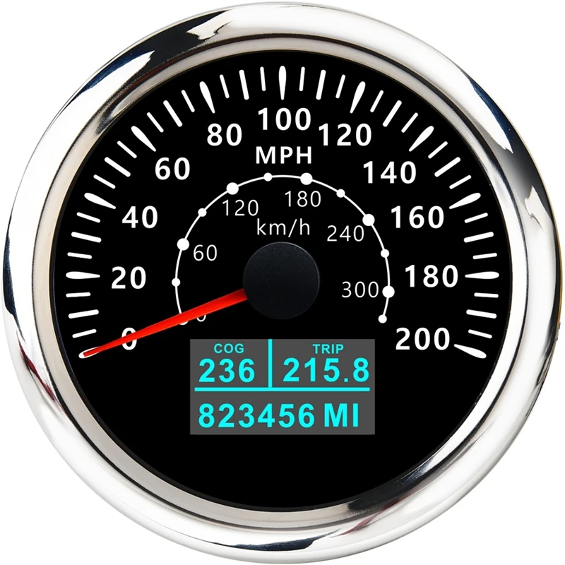 85MM GPS Speedometer 3 in 1 LCD Display Speed Odometer W/COG Trip Total Mileage for Car Boat Marine
85MM GPS Speedometer 3 in 1 LCD Display Speed Odometer W/COG Trip Total Mileage for Car Boat Marine