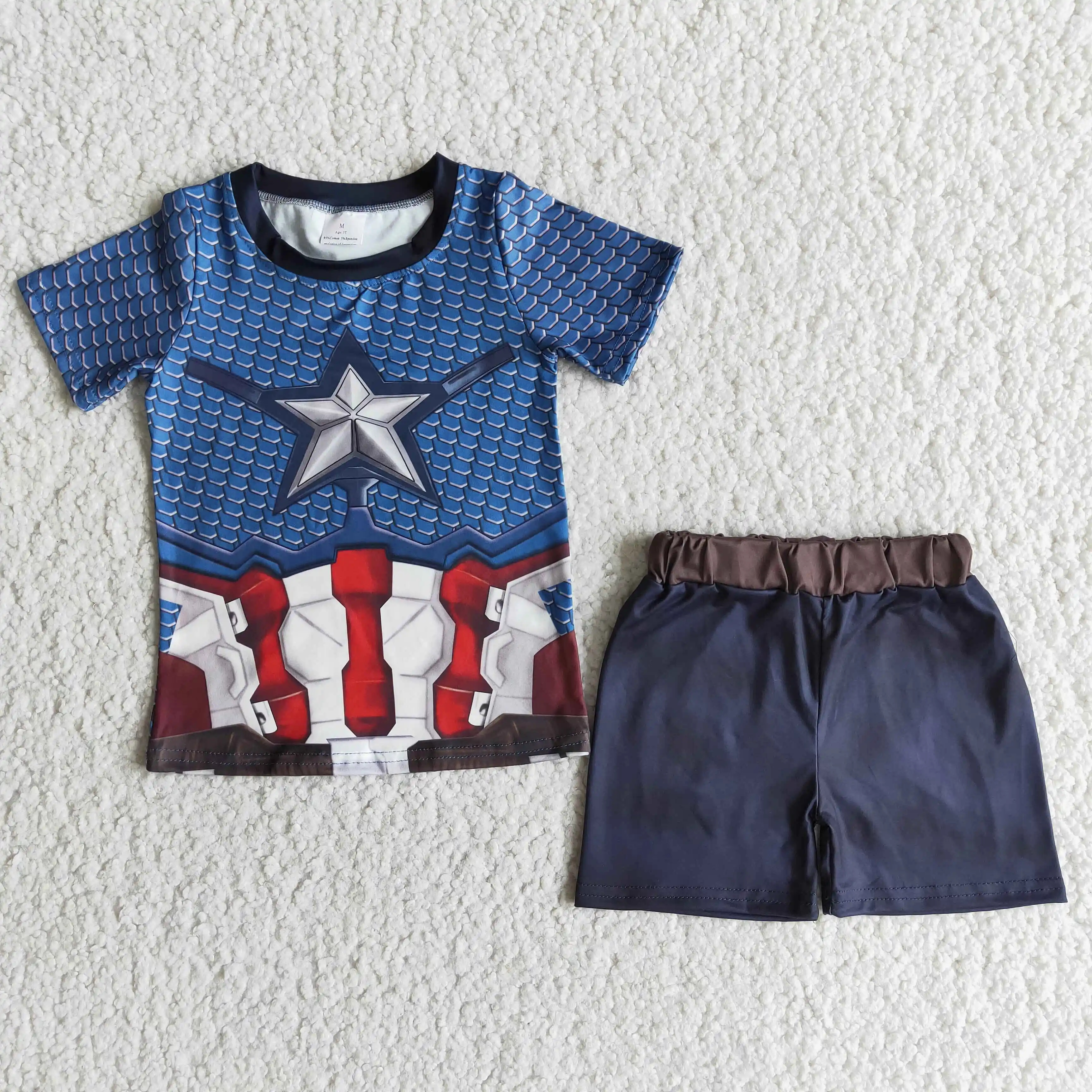 Boutique toddler sets cartoon baby boy's shorts two piece set kids summer clothing set children
Boutique toddler sets cartoon baby boy's shorts two piece set kids summer clothing set children