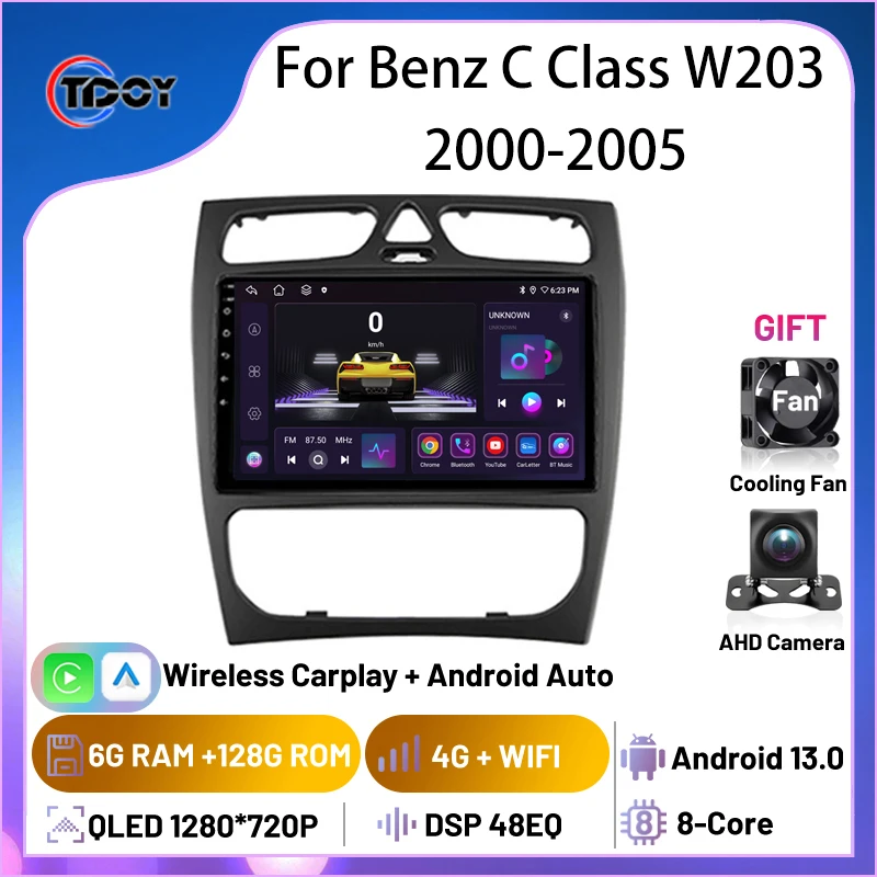 автомагнитола авто беспроводной мультимедийный плеер 8 ядер для Benz C Class W203 2000 -2005 усилитель автомобильный радиоприемник wifi
автомагнитола авто беспроводной мультимедийный плеер 8 ядер для Benz C Class W203 2000 -2005 усилитель автомобильный радиоприемник wifi