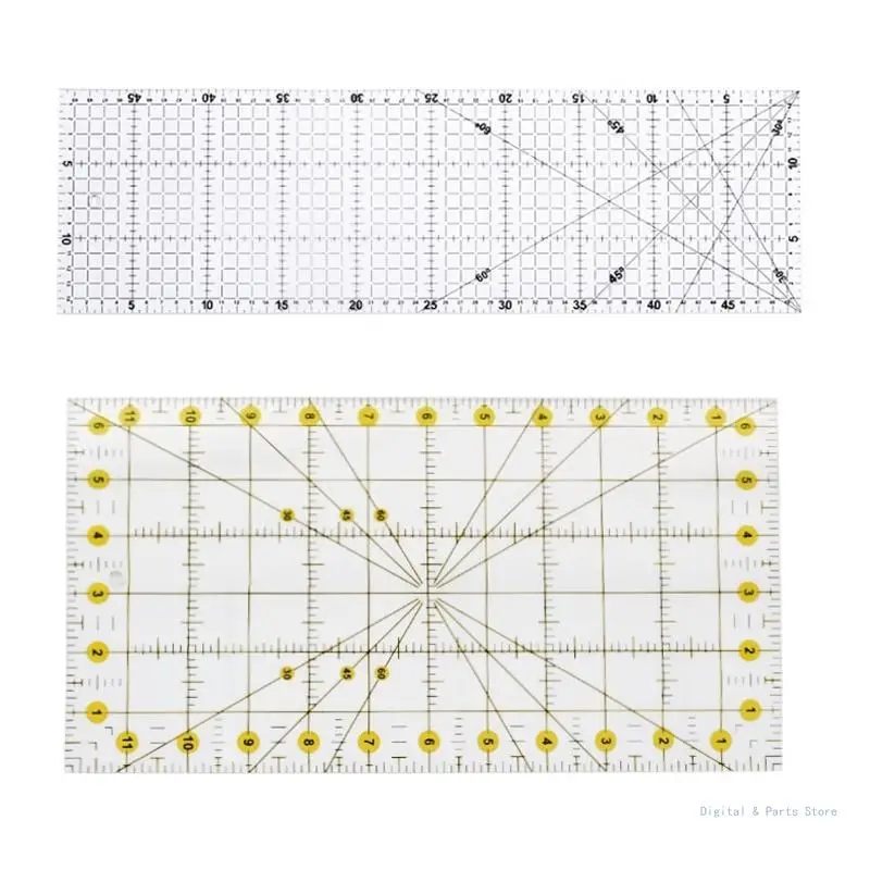 M17F Clear Quilting Template Ruler Patchwork Cutting Pad for Patchwork Quilting
M17F Clear Quilting Template Ruler Patchwork Cutting Pad for Patchwork Quilting