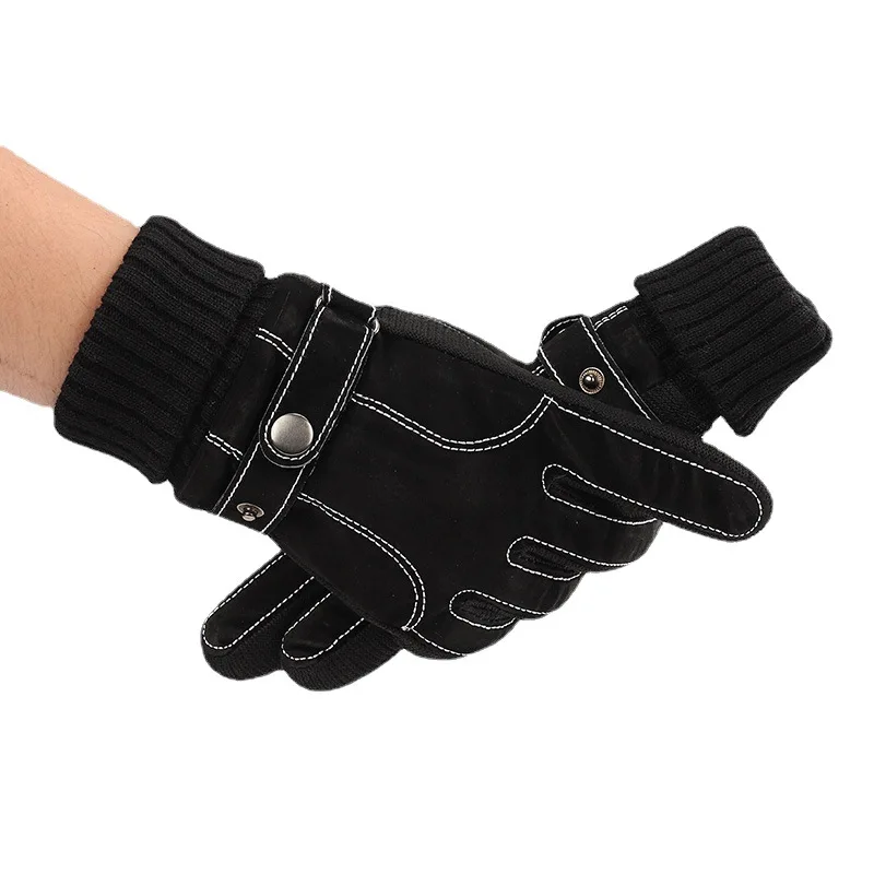 Pigskin Gloves Men's Winter Riding Touch Screen Warm Windproof Plush Thickened Cotton Gloves Outdoor Cycling Motorcycle Gloves
Pigskin Gloves Men's Winter Riding Touch Screen Warm Windproof Plush Thickened Cotton Gloves Outdoor Cycling Motorcycle Gloves