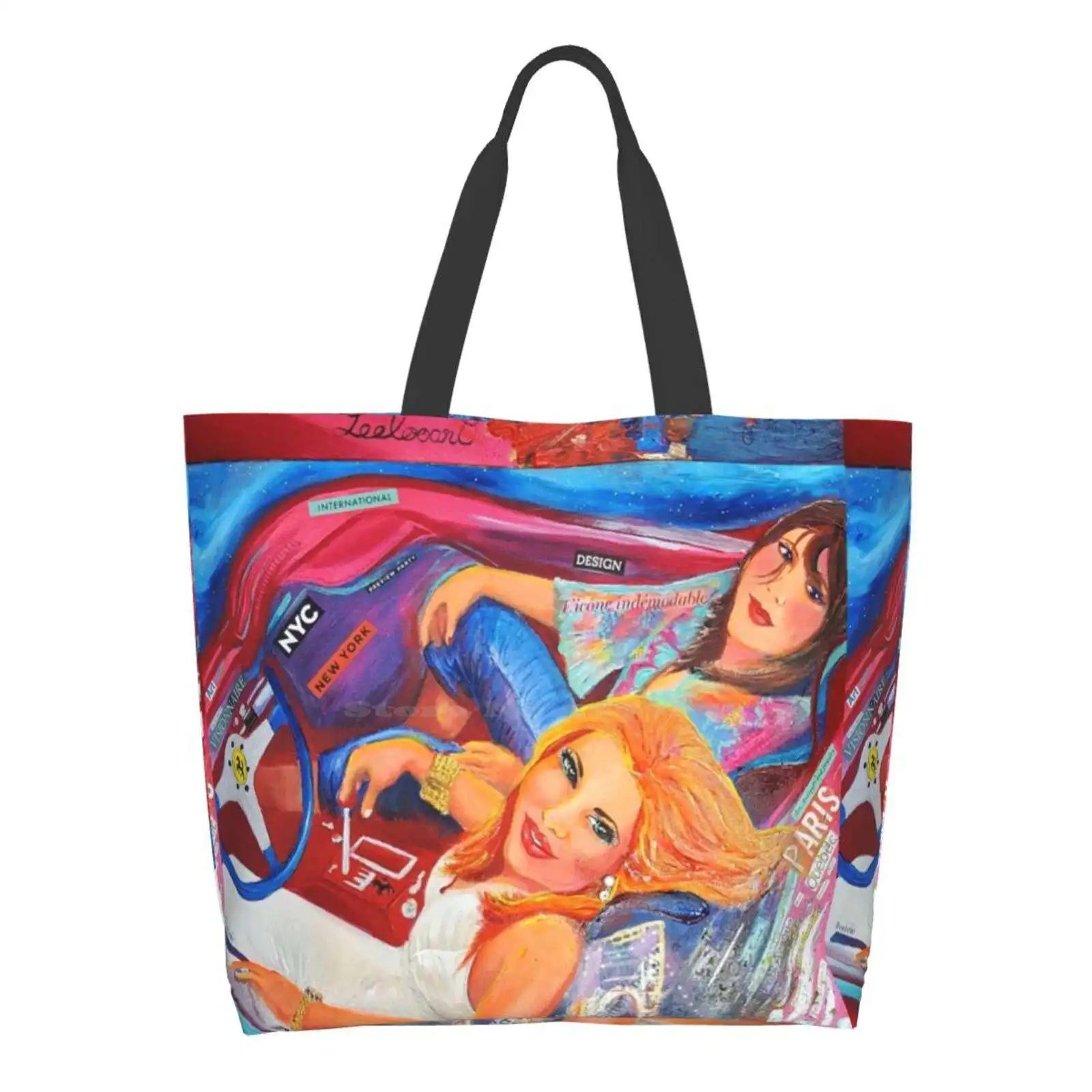 Сумка-тоут женская на плечо для путешествий, Extraordinary Bag женская, красочная, красная, синяя, Leelooart
Сумка-тоут женская на плечо для путешествий, Extraordinary Bag женская, красочная, красная, синяя, Leelooart