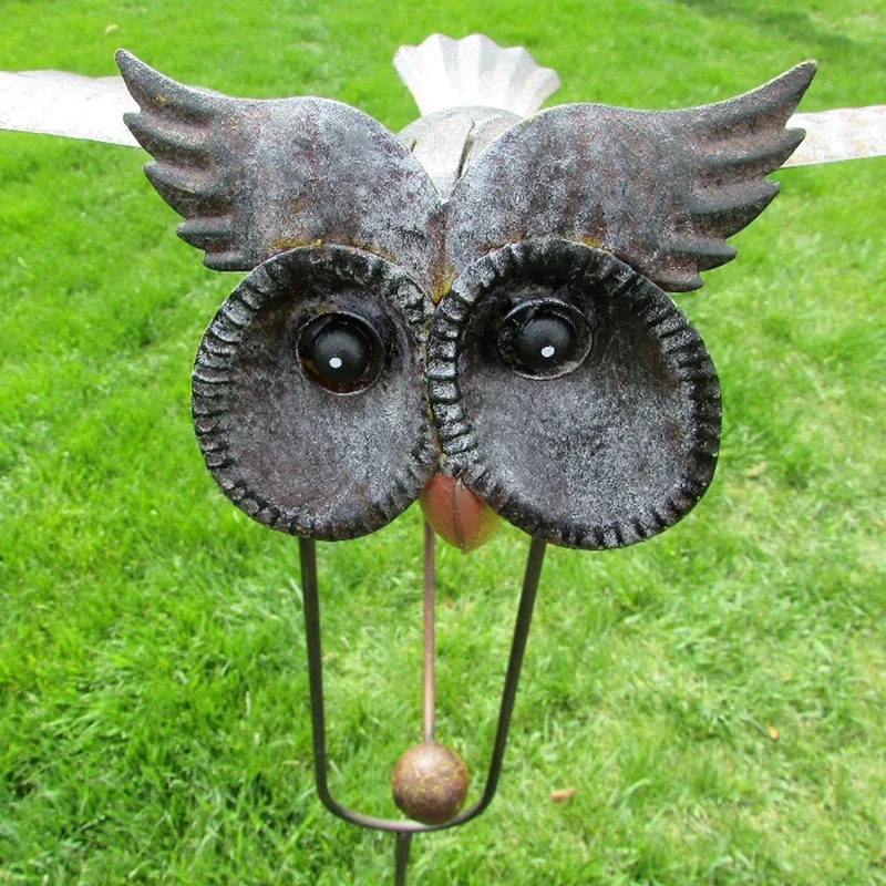 Metal Owl Wind Spinner Outdoor 3D Owl Metal Windmill Yard Wind Catchers Yard Patio Garden Decoration
Metal Owl Wind Spinner Outdoor 3D Owl Metal Windmill Yard Wind Catchers Yard Patio Garden Decoration