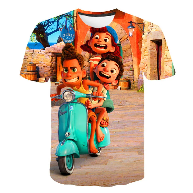 Kids Luca Disney T Shirts Children Fashion T-shirts Boy&Girl Cute Cartoon Casual Short Sleeve Round Neck Tees Tops 4-14 Year
Kids Luca Disney T Shirts Children Fashion T-shirts Boy&Girl Cute Cartoon Casual Short Sleeve Round Neck Tees Tops 4-14 Year