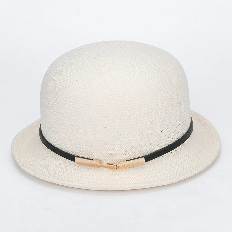 

Ms Spring And Summer New Straw Hat Fashion Elegant Japanese Papyrus Contracted Travel Sun Hat Fashion Elegant Art Wind Sunbonnet