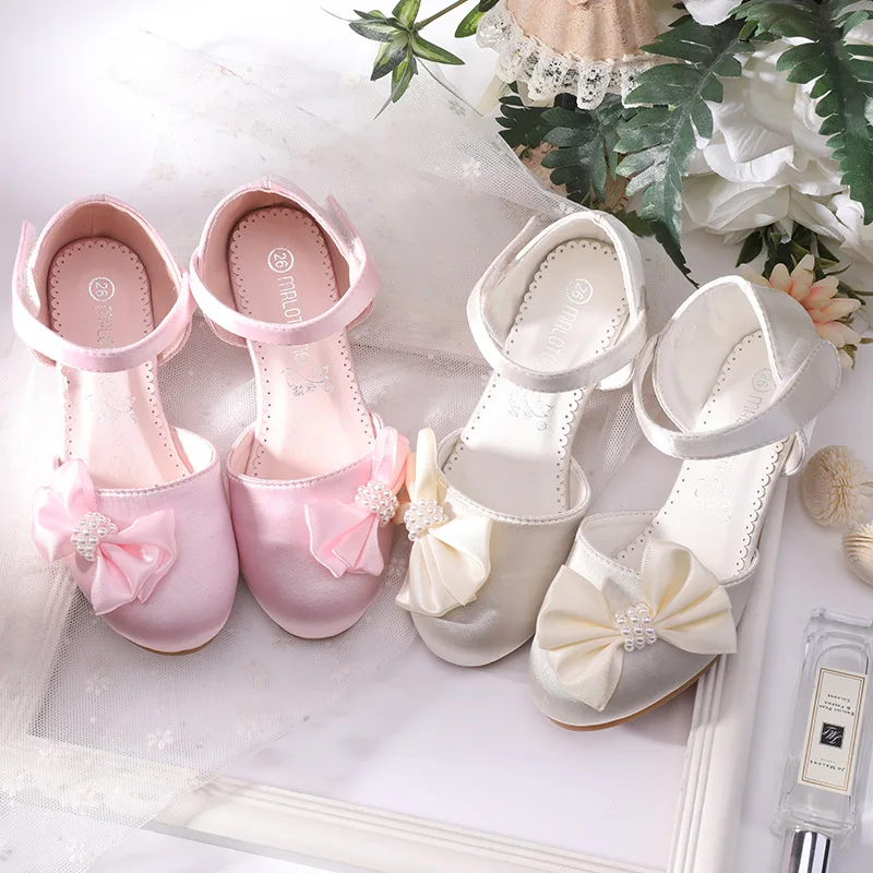 Children Princess Sandals Shoes New High-heeled Dress Bow Simple and Fresh Kid Baby Girl Wedding ShoesToddler Party
Children Princess Sandals Shoes New High-heeled Dress Bow Simple and Fresh Kid Baby Girl Wedding ShoesToddler Party