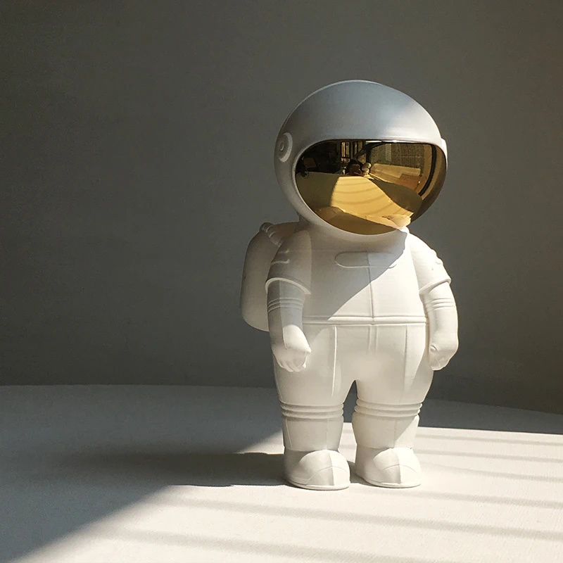 Contemporary Minimalist Astronaut Art Sculpture Advanced Resin Original Design Desktop Space Moon Landing Decoration Crafts
Contemporary Minimalist Astronaut Art Sculpture Advanced Resin Original Design Desktop Space Moon Landing Decoration Crafts