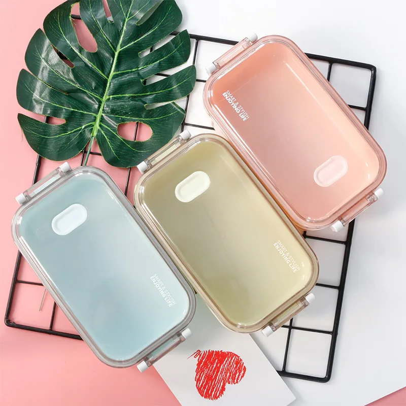800ML Single-layer Plastic Lunch Box Can Microwave Heat Lunch Box for Student Office Portable Bento Box Accessories
800ML Single-layer Plastic Lunch Box Can Microwave Heat Lunch Box for Student Office Portable Bento Box Accessories