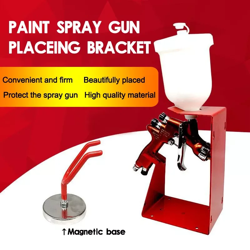 NEW2023 Paint Spray Gun Holder Upper Pot Spray Gun Bracket Spray Tool Rack fixing and storage Mounted On Benchtop or On Wall
NEW2023 Paint Spray Gun Holder Upper Pot Spray Gun Bracket Spray Tool Rack fixing and storage Mounted On Benchtop or On Wall