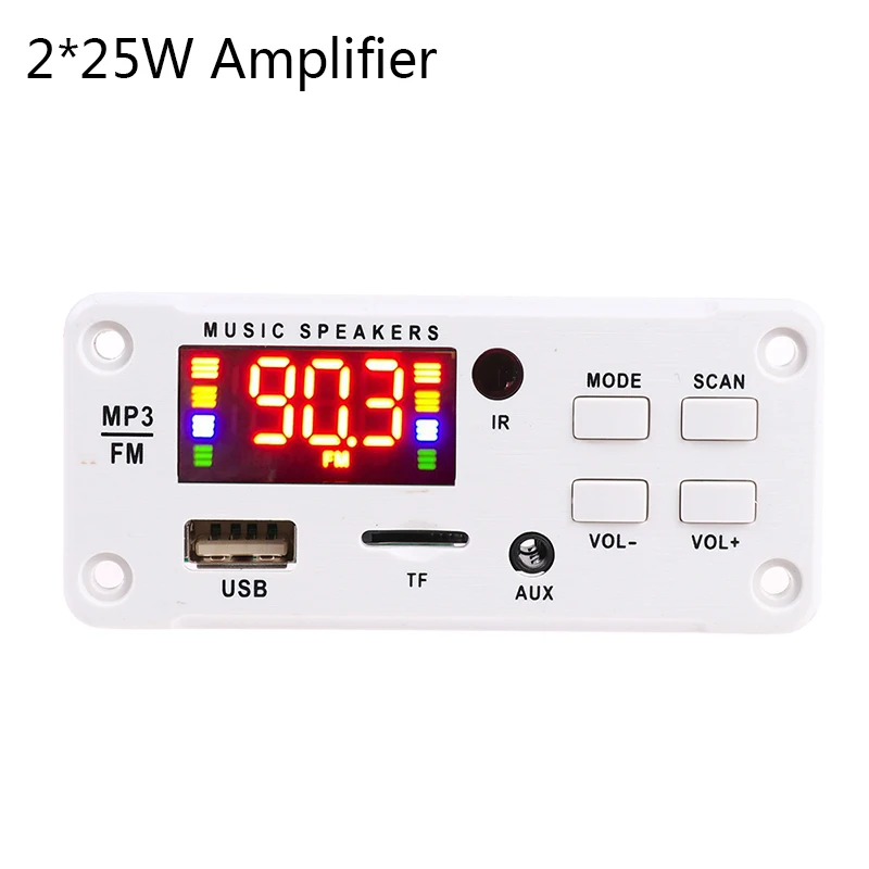 12V 50W Bluetooth5.0 Decoding Board Module Wireless Car USB Mp3 Player Without Battery
12V 50W Bluetooth5.0 Decoding Board Module Wireless Car USB Mp3 Player Without Battery