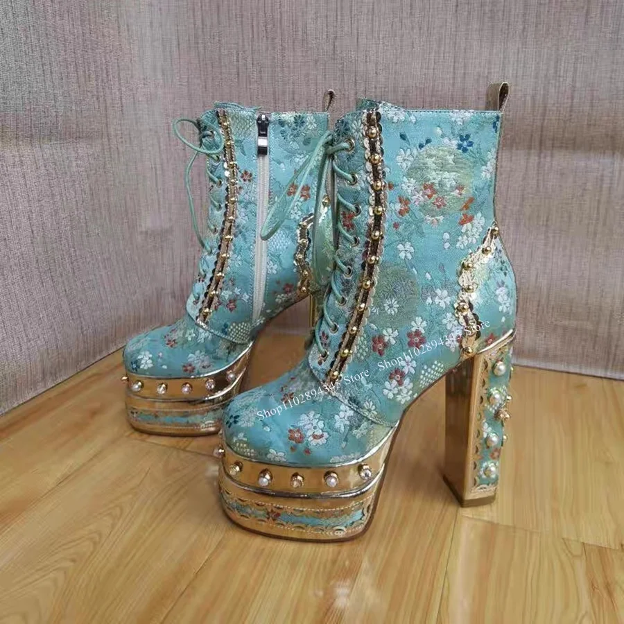 Mixed Color Thick Heel Boots Crossover Strap Crystal Decor Round Toe Fashion Sexy Woman Shoes Spring Party Zapatillas Mujer
Mixed Color Thick Heel Boots Crossover Strap Crystal Decor Round Toe Fashion Sexy Woman Shoes Spring Party Zapatillas Mujer