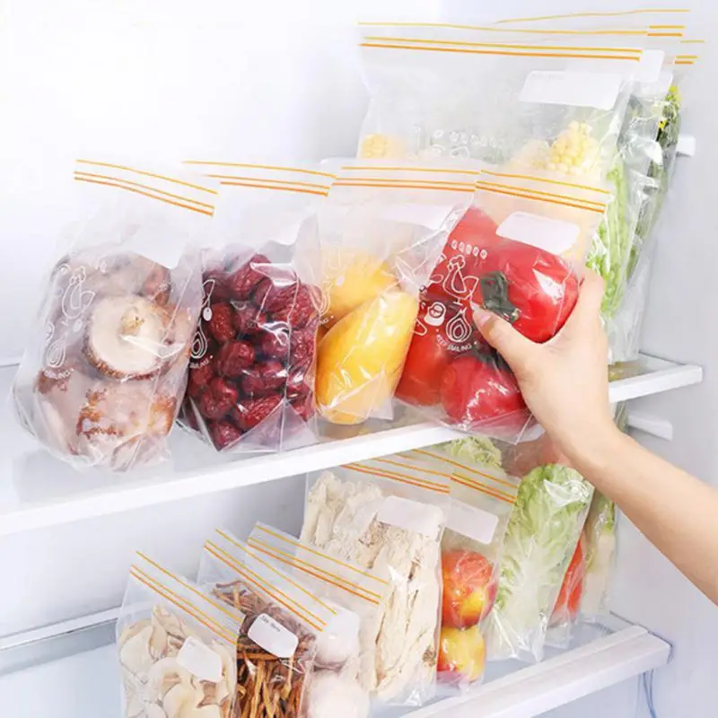 Fresh-keeping Plastic Bag Sub-packing Storage Frozen Packaging Bag Reusable Self-sealing Sealed Bag Household Fresh Keeping Bag
Fresh-keeping Plastic Bag Sub-packing Storage Frozen Packaging Bag Reusable Self-sealing Sealed Bag Household Fresh Keeping Bag