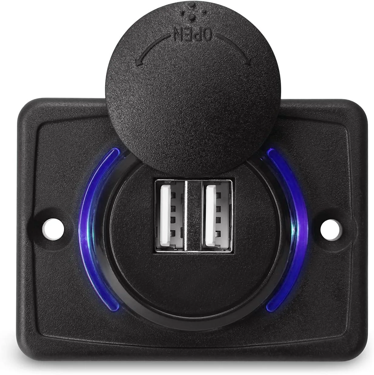 Двойная розетка для автомобильного зарядного устройства USB QC 3.0, розетка 12/24 В для автомобиля, лодки, автомобиля, автобуса, автофургона, ATV, панель адаптера зарядного устройства для телефона
Двойная розетка для автомобильного зарядного устройства USB QC 3.0, розетка 12/24 В для автомобиля, лодки, автомобиля, автобуса, автофургона, ATV, панель адаптера зарядного устройства для телефона