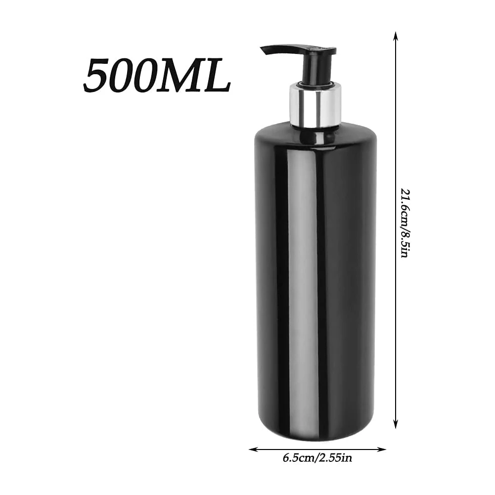 3PCS 500ml PET Empty Refillable Shampoo Lotion Bottles With Pump Dispensers Portable Soap Liquild Bottles Bathroom Storage
3PCS 500ml PET Empty Refillable Shampoo Lotion Bottles With Pump Dispensers Portable Soap Liquild Bottles Bathroom Storage