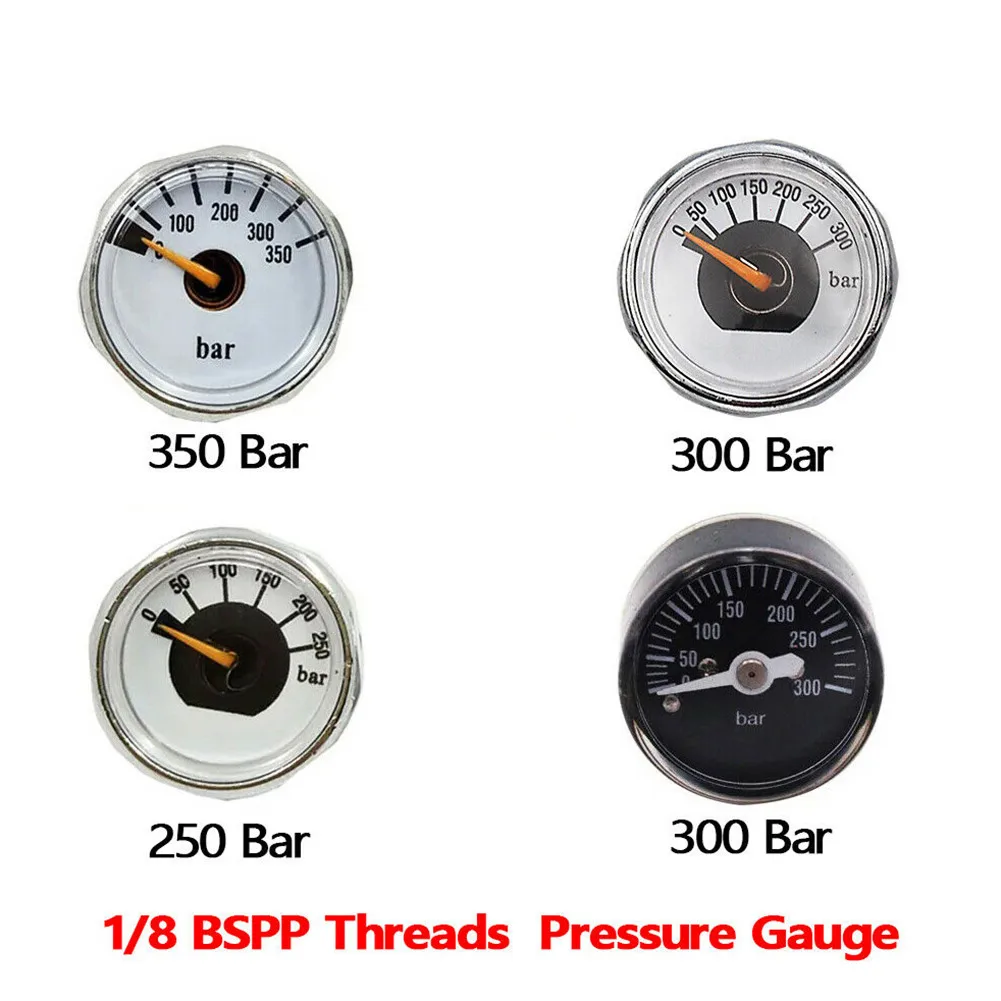 0-250/300 /350bar Paintball PCP Mini Micro Pressure Gauge Meter Manometre Manometer 1/8BSPP(G1/8) Patch 3500psi 25mm
0-250/300 /350bar Paintball PCP Mini Micro Pressure Gauge Meter Manometre Manometer 1/8BSPP(G1/8) Patch 3500psi 25mm