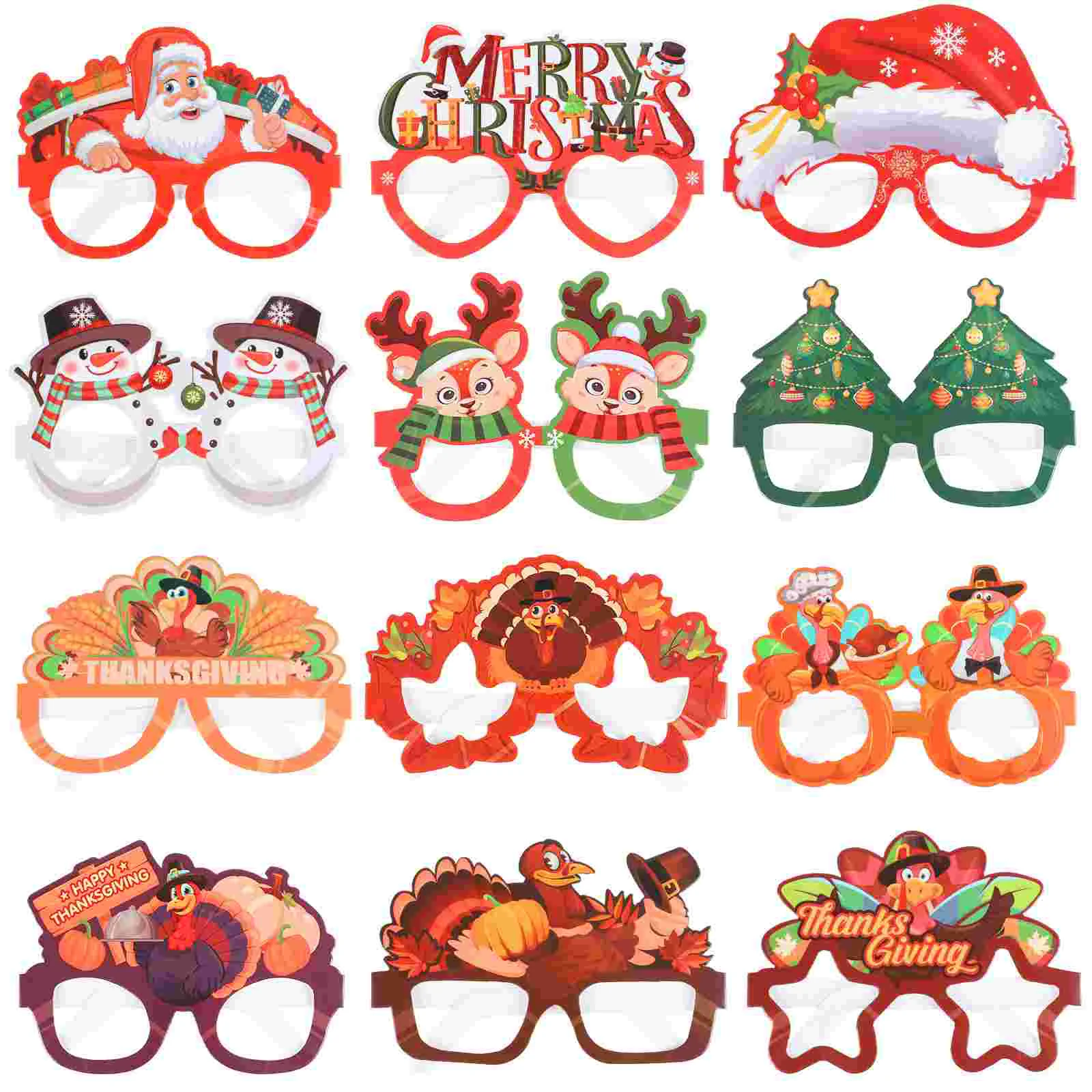 Glasses Christmas Party Thanksgivingkids Eyeglasses Favors Adults Turkey Photo Holiday Decorations Props Cosplay Paper Gifts
Glasses Christmas Party Thanksgivingkids Eyeglasses Favors Adults Turkey Photo Holiday Decorations Props Cosplay Paper Gifts