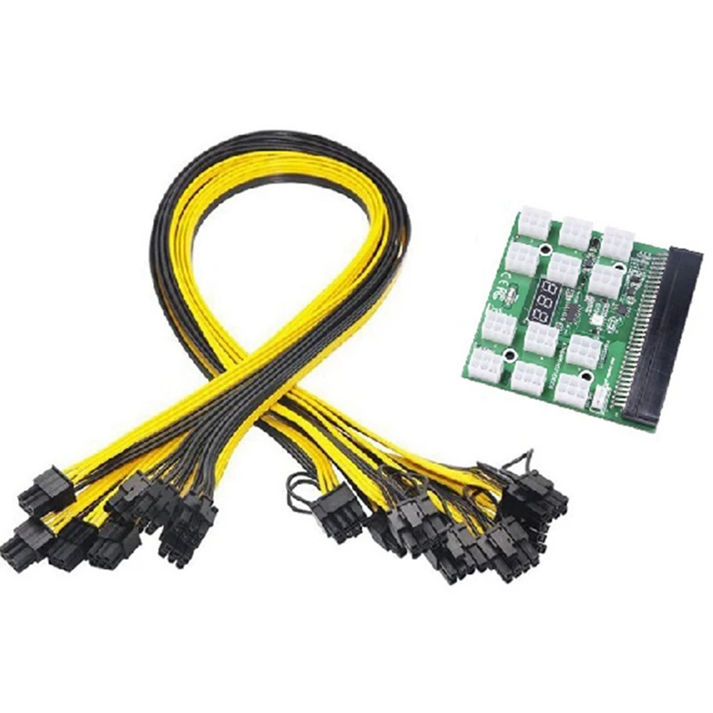 6Pin To 8Pin Btc Mining Power Cords Power Module Breakout Board For Hp 750W 1200W Psu Server Power Conversion
6Pin To 8Pin Btc Mining Power Cords Power Module Breakout Board For Hp 750W 1200W Psu Server Power Conversion