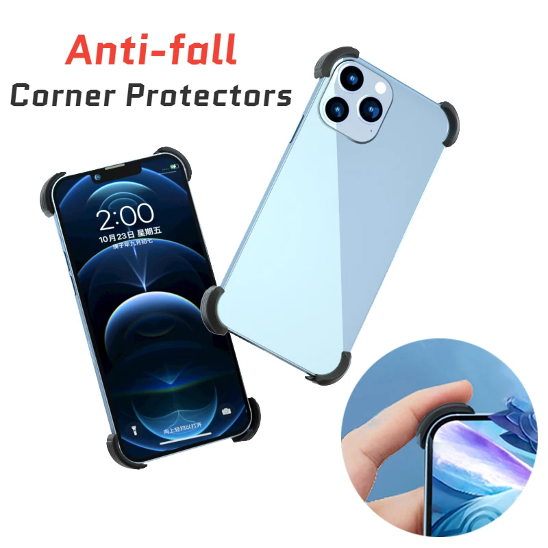 For Apple Iphone 12/13 Mobile Phone Anti-fall Corners Mini Silicone Four Corner Protectors For IPhone 12 13 Accessories
For Apple Iphone 12/13 Mobile Phone Anti-fall Corners Mini Silicone Four Corner Protectors For IPhone 12 13 Accessories