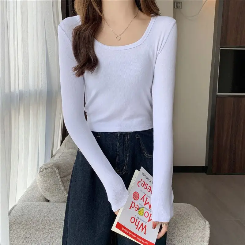 All Match Autumn Winter Fashion Girl Solid Casual Sexy Button Pullover Shirts Women's Cool Girl Top
All Match Autumn Winter Fashion Girl Solid Casual Sexy Button Pullover Shirts Women's Cool Girl Top